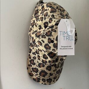 Time and Tru Animal Print Baseball Cap